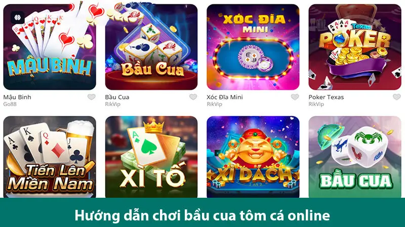 Cách chơi và kinh nghiệm chơi game tôm cua cá thắng trên mọi ván cược